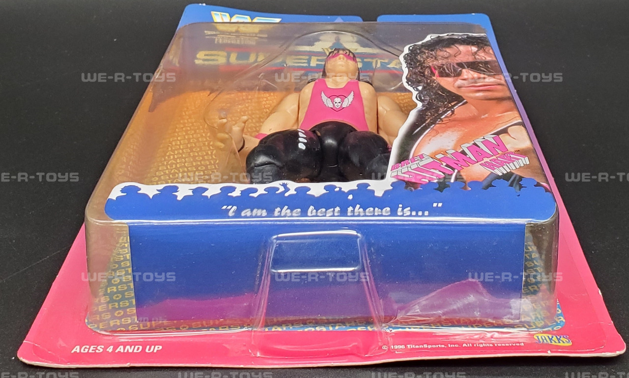 WWF Superstars Bret Hitman Hart with Bone Crunching Sound