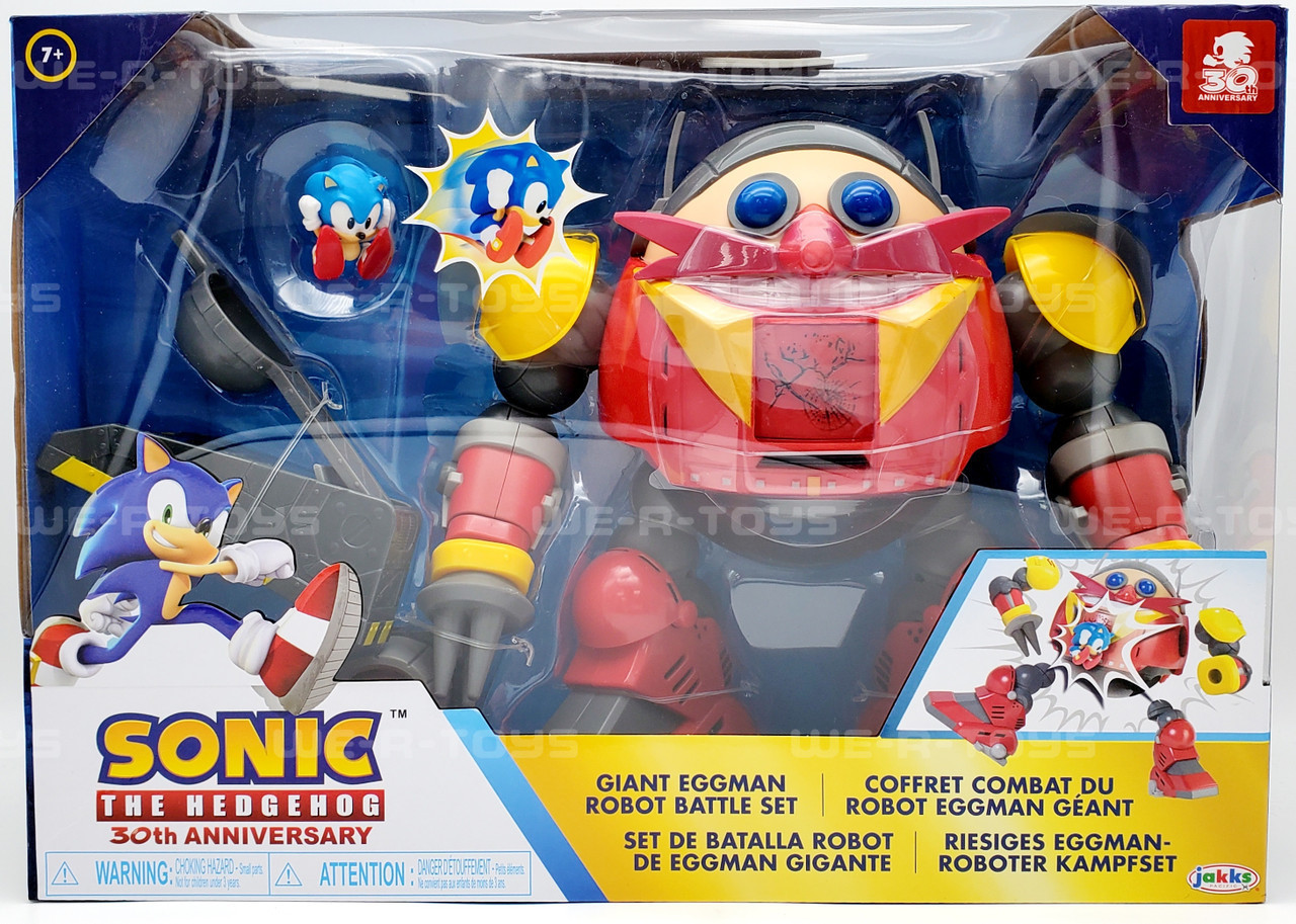 Sonic The Hedgehog 30th Anniversary Giant Eggman Robot Battle Set
