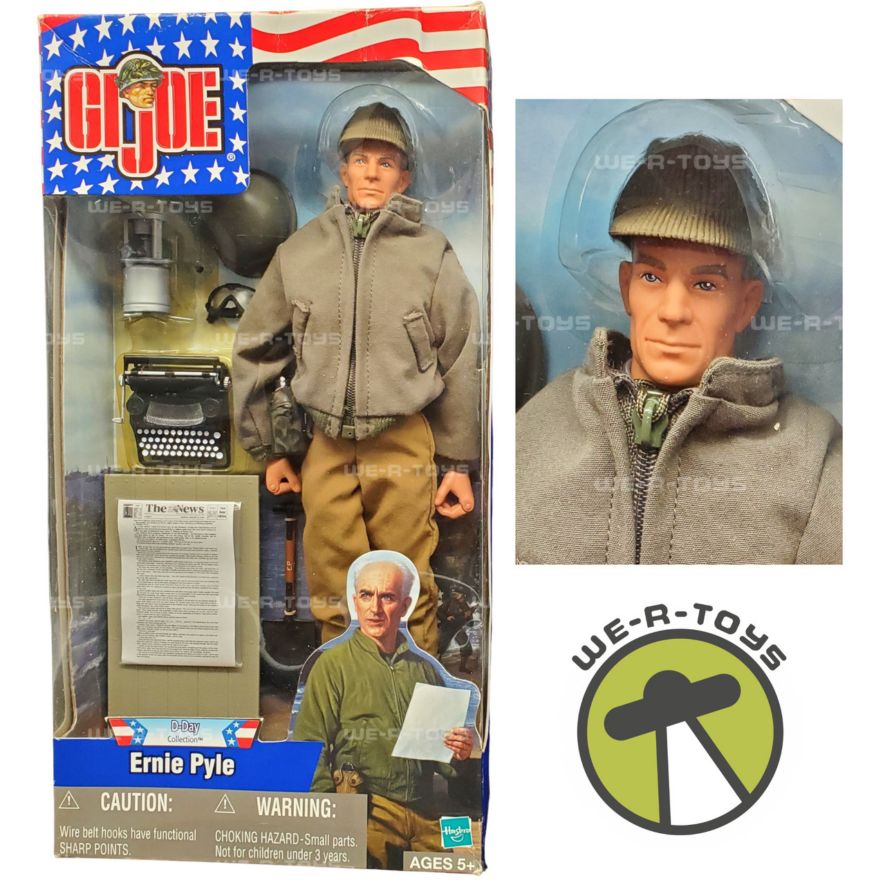 G.I. Joe D-Day Collection Ernie Pyle Action Figure 2001 Hasbro