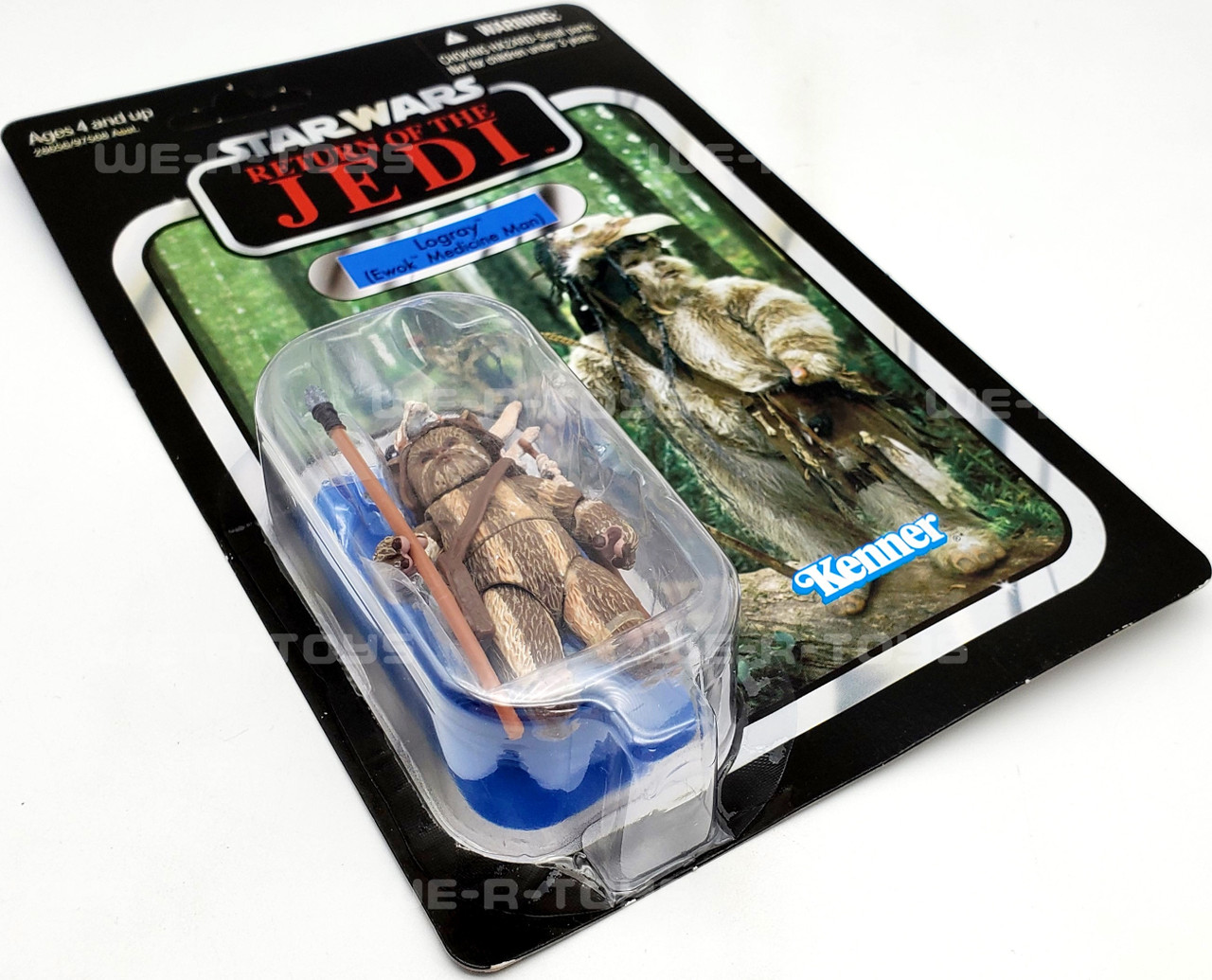 Star Wars Return of the Jedi Logray Ewok Medicine Man UNPUNCHED