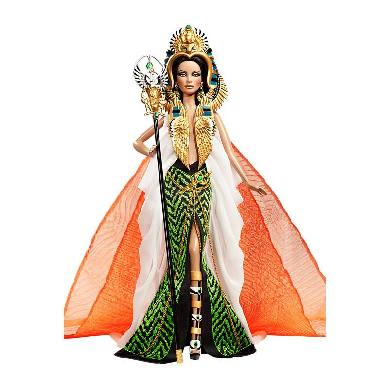 バービーゴールドラベル　アズクレオパトラR4450 コレクタードール5400体 Barbie as Cleopatra Doll Gold Label 2010 Mattel No. R4550 NRFB