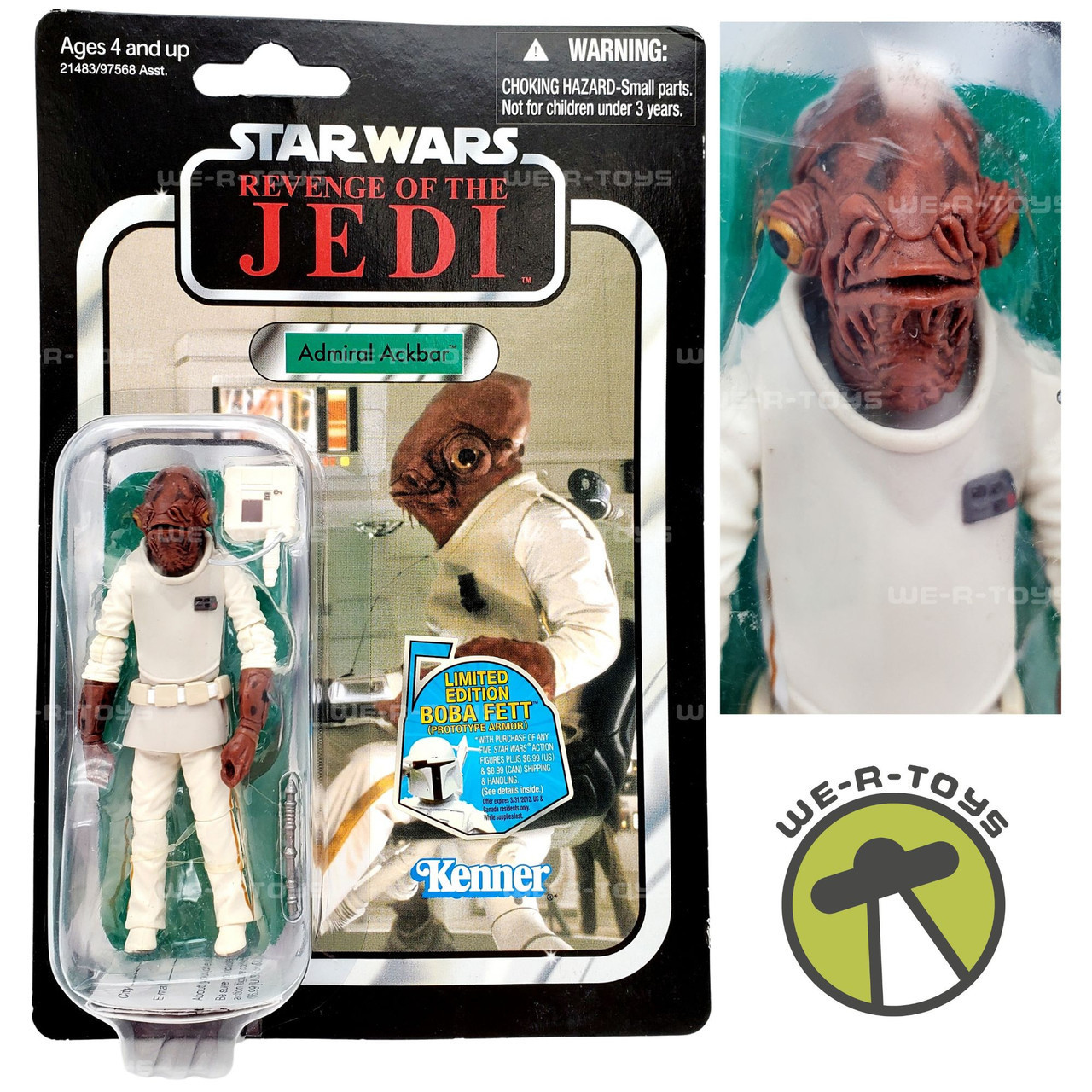 Star Wars Revenge of the Jedi Variant Admiral Ackbar Action Figure