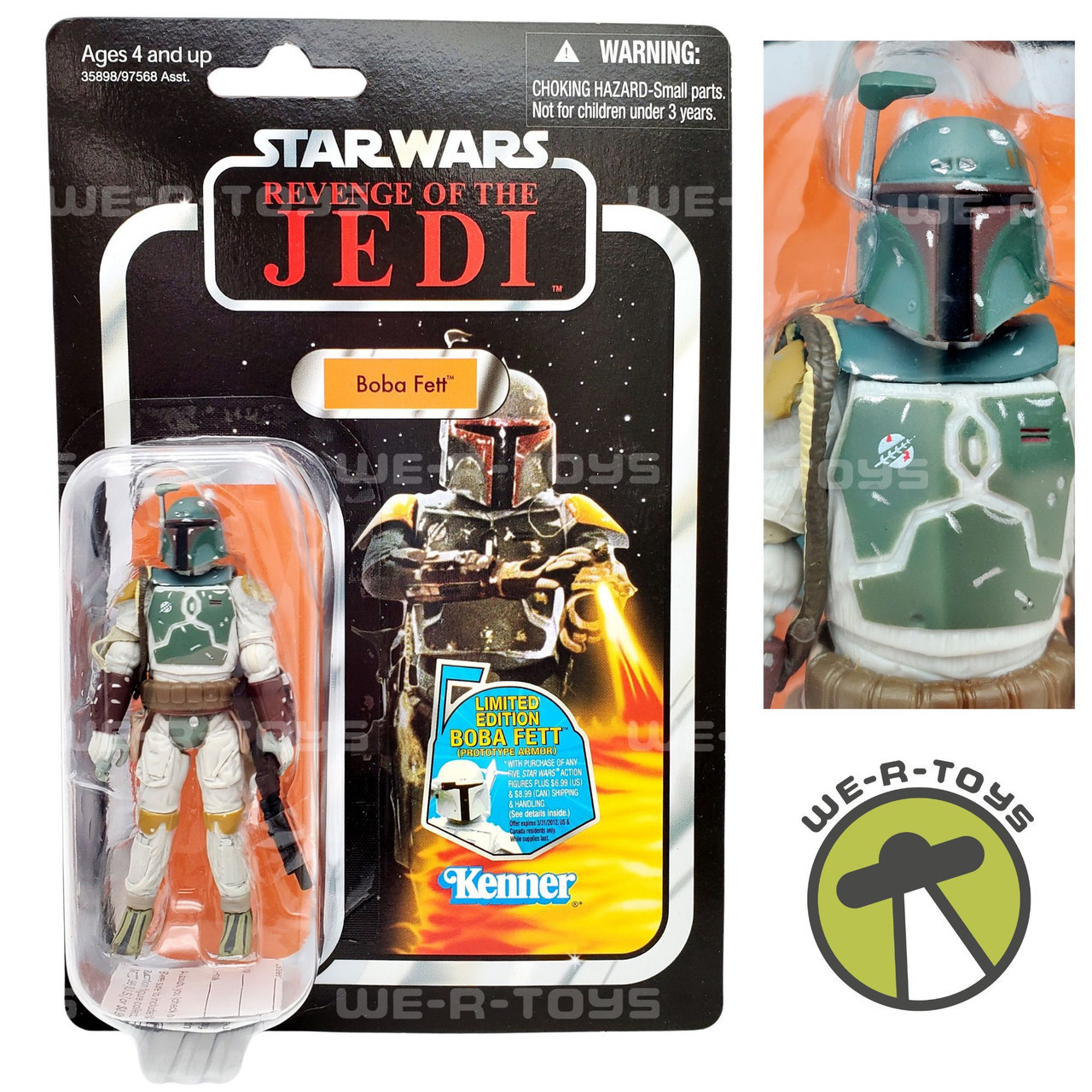Star Wars Revenge of the Jedi Variant Boba Fett Figure Vintage