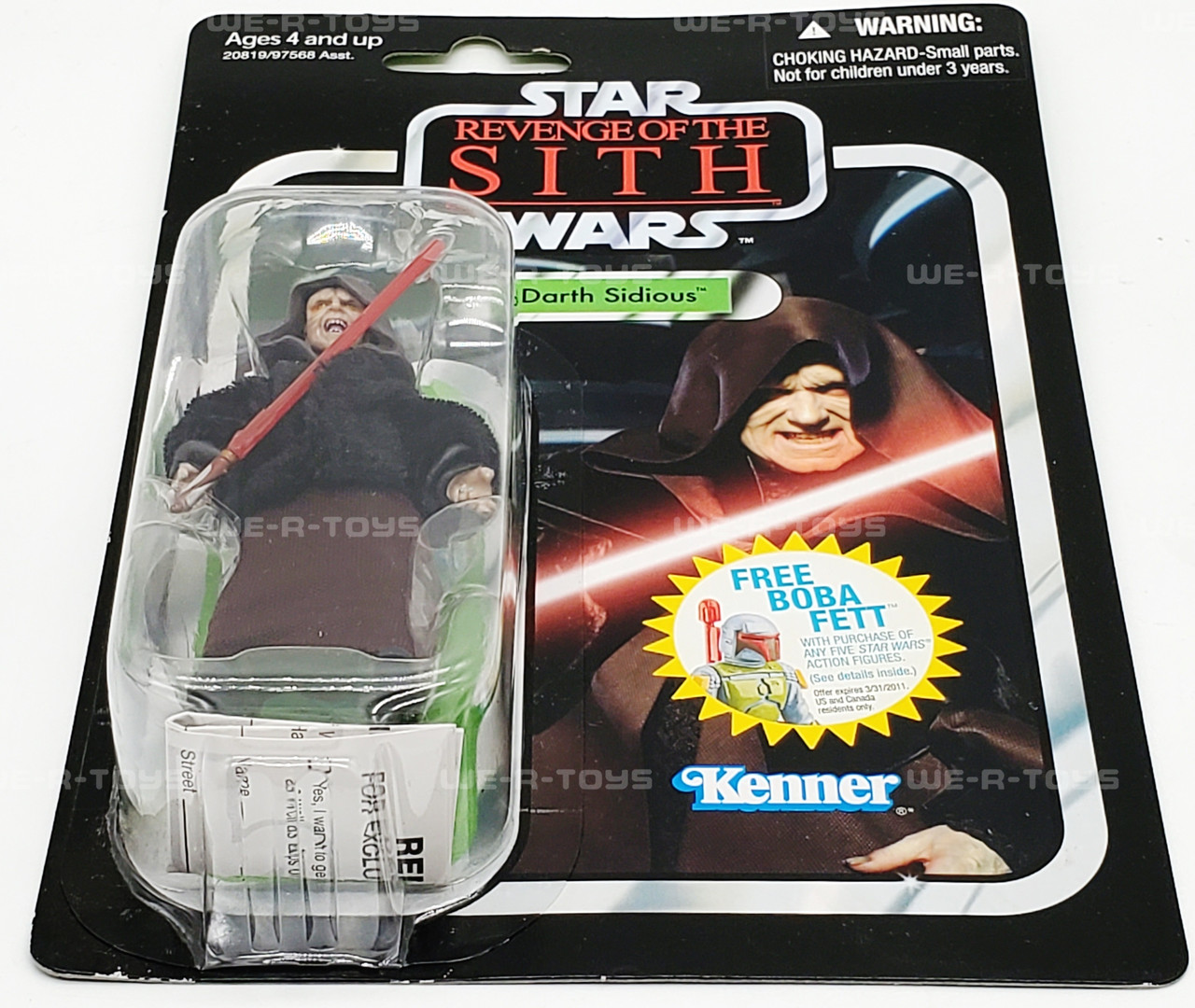 Star Wars The Vintage Collection Darth Sidious Action Figure 2010