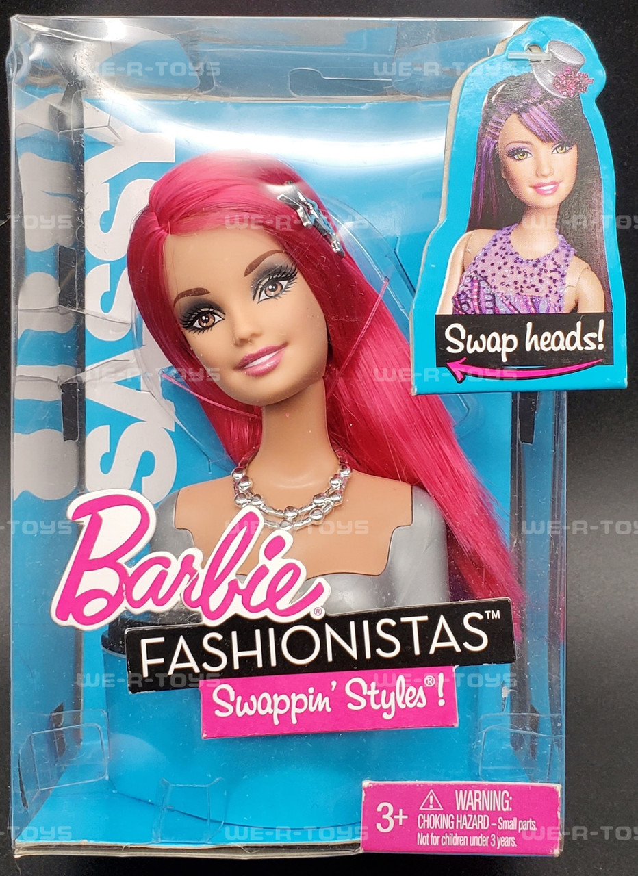 Barbie Fashionistas Barbie Bust Hair Mattel New In Box 2010 Barbie
