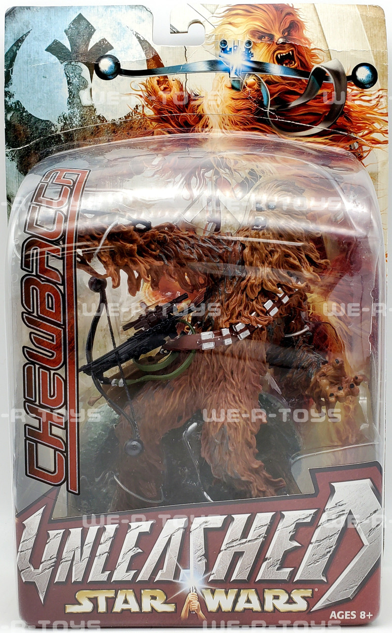 Unleashed Star Wars Chewbacca Large Figure with Stand and Weapon
