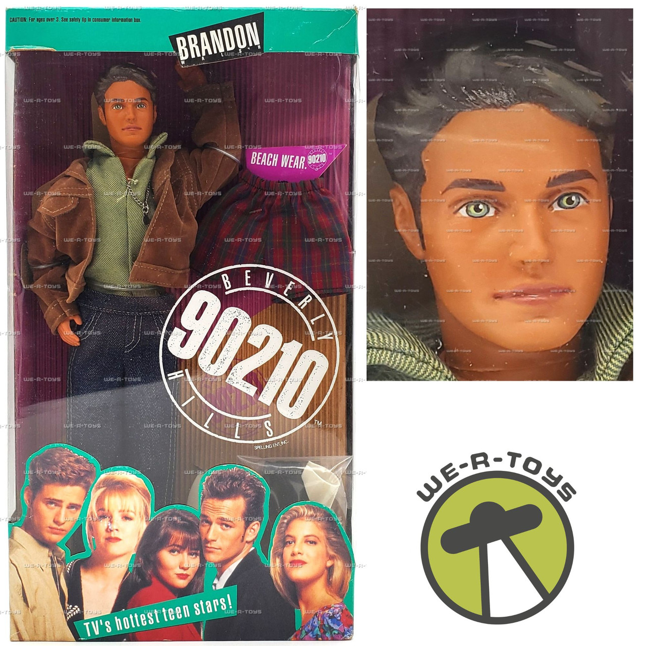 Beverly Hills 90210 Brandon Walsh Doll 1991 Mattel #1573 - We-R-Toys
