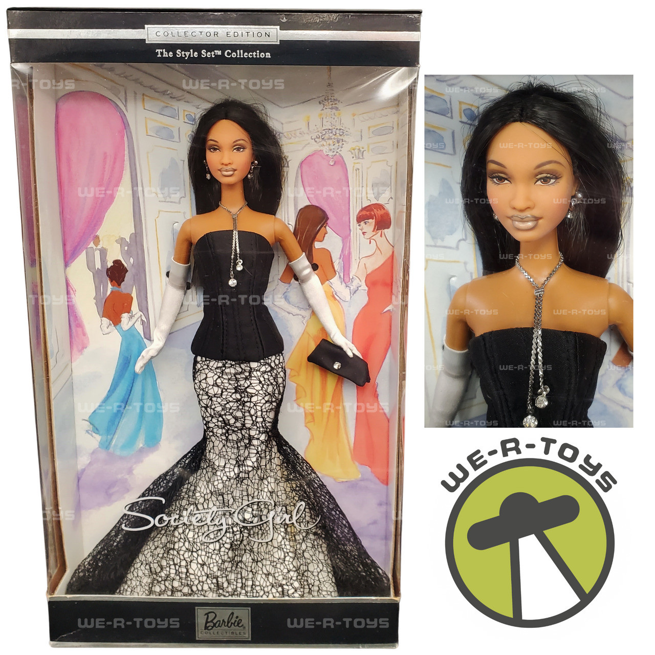 Barbie Society Girl Style Set African American Doll 2001 Mattel