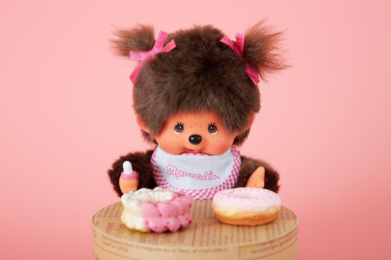 Sekiguchi Monchhichi Pink Girl Doll - We-R-Toys
