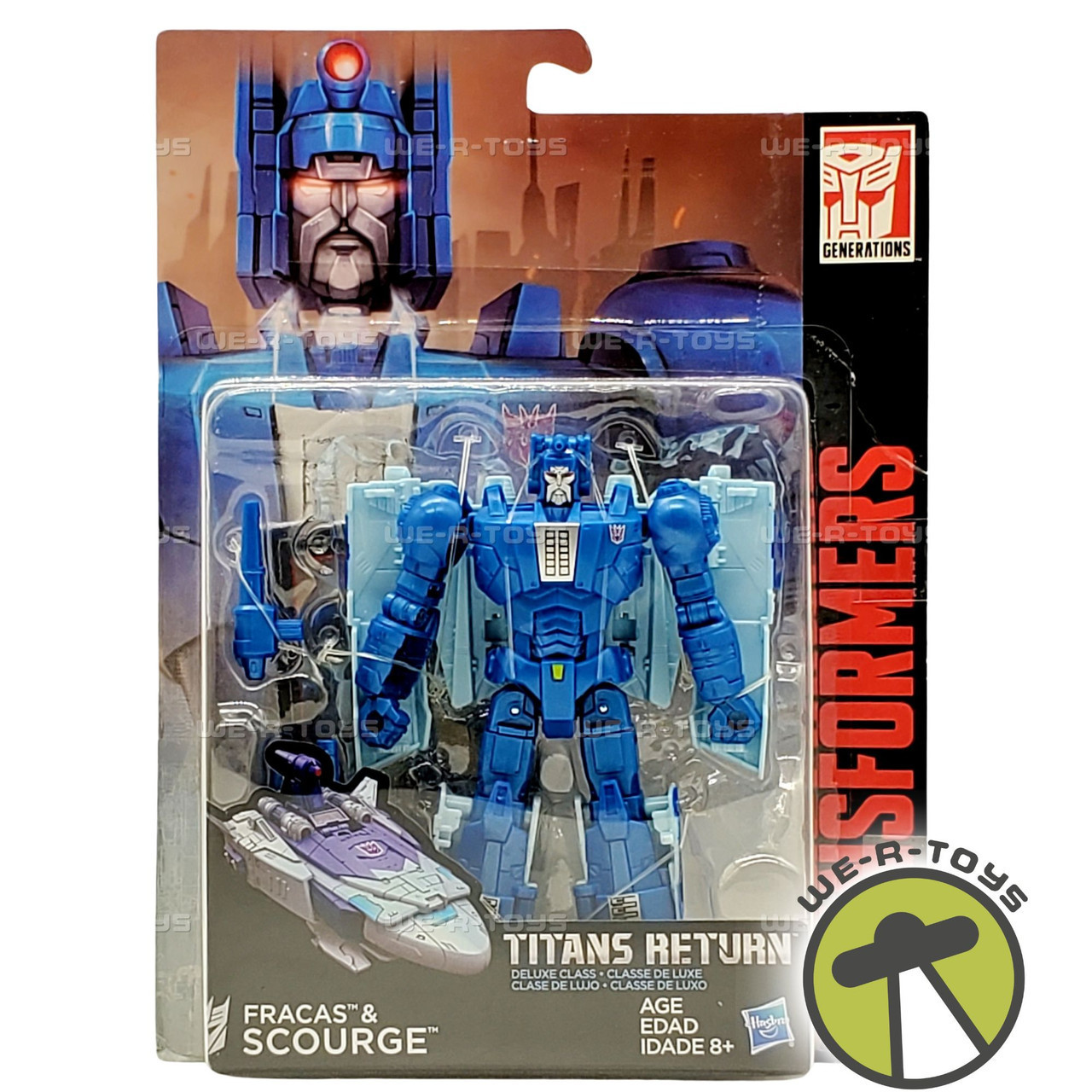 Transformers Generations Deluxe Titans Return Fracas & Scourge Action ...