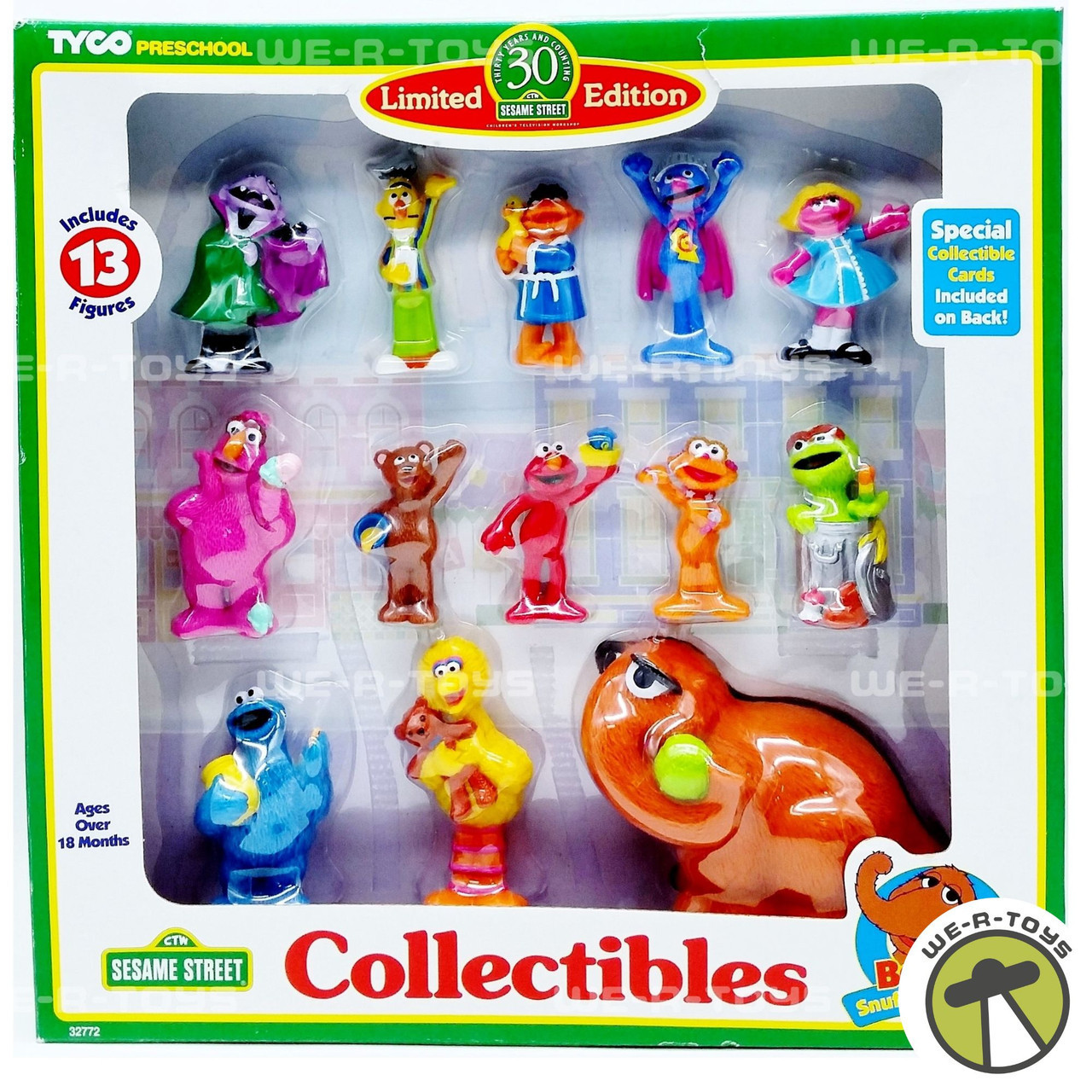 Sesame Street Collectibles 13 Figure Set Limited Edition 1997 Tyco