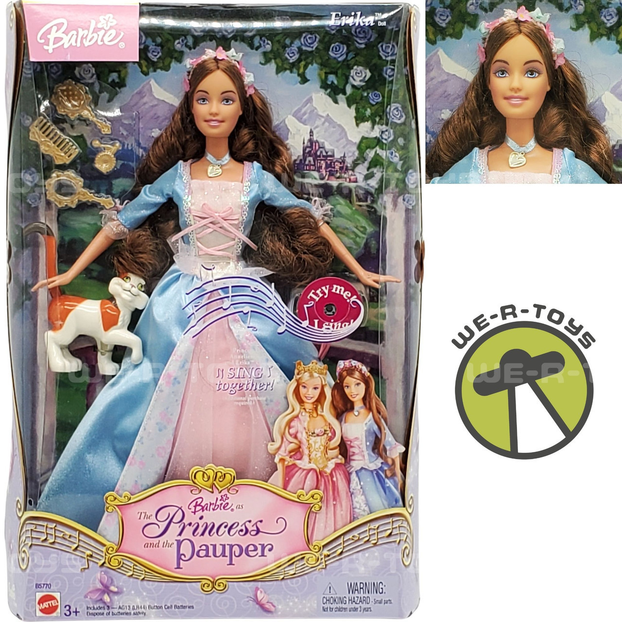 Barbie as The Princess and the Pauper Erika Doll 2004 Mattel B5770