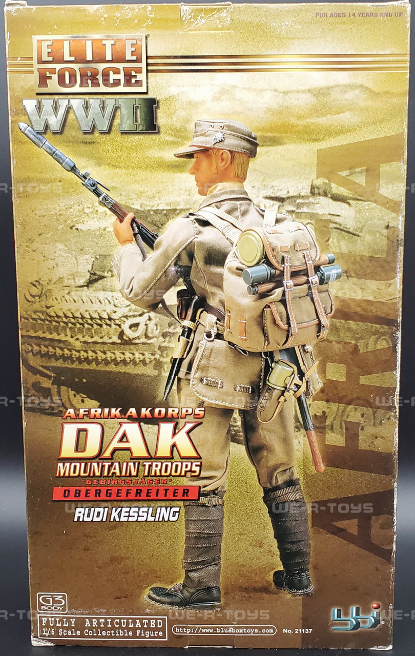 Elite Force WWII Afrikakorps Gebirgsjäger Obergefreiter 2002