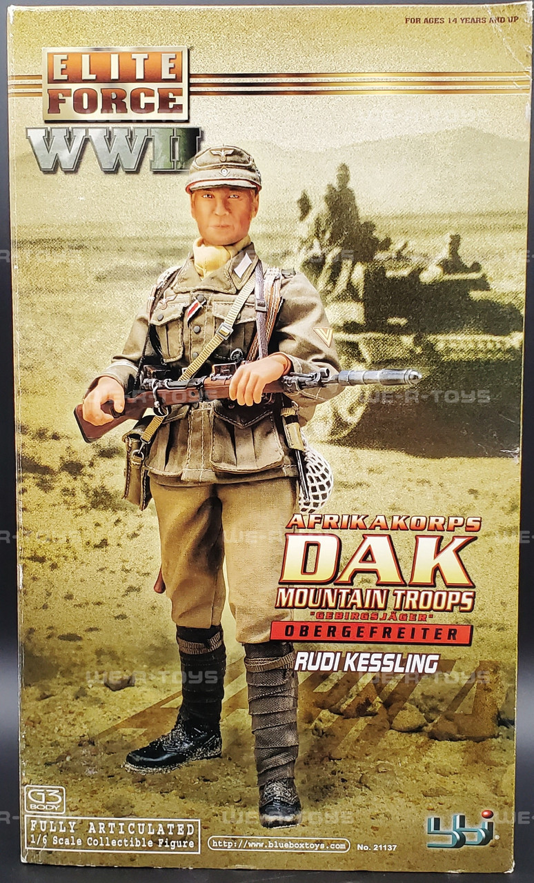 Elite Force WWII Afrikakorps Gebirgsjäger Obergefreiter 2002
