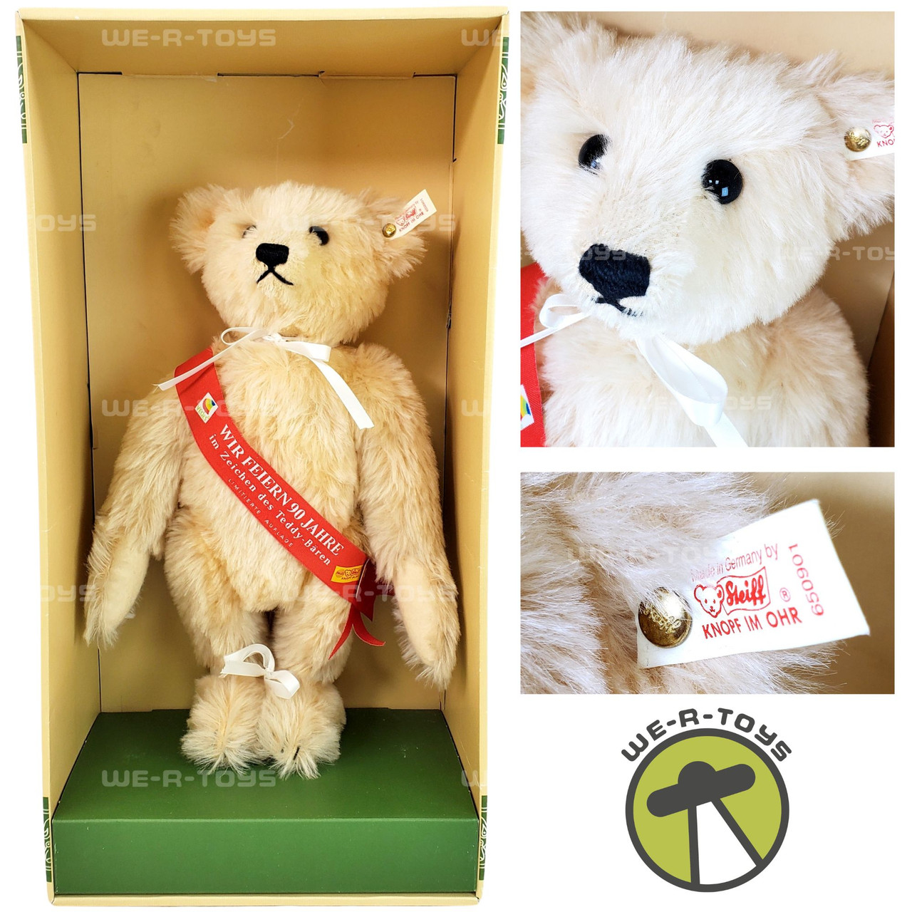 Steiff Teddy Bear Blond 42 Exclusive for Vedes Limited 6,000 1994