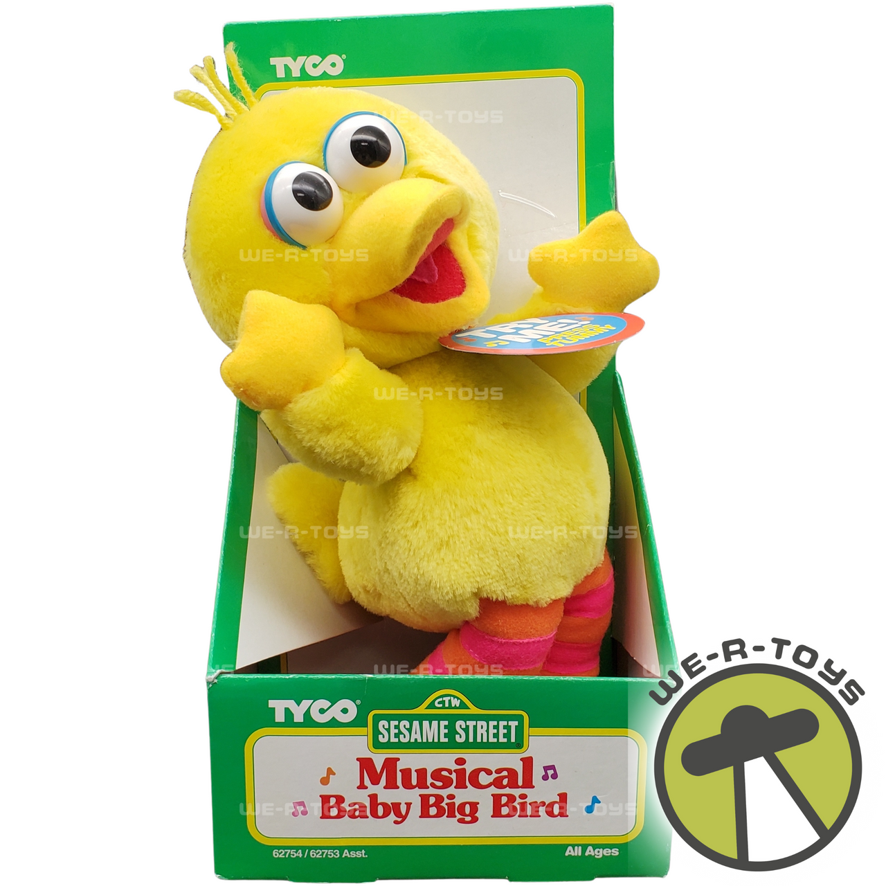 Stuffed Animal Stuffed Big Bird Sesame Street Musical Baby Big