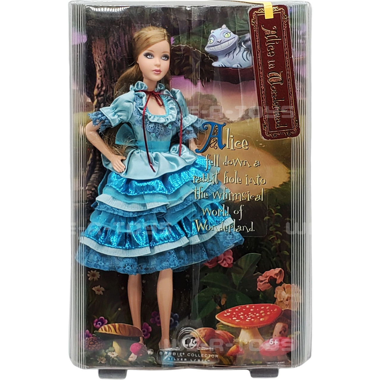 Alice in Wonderland Barbie Collector Doll Silver Label 2007 Mattel