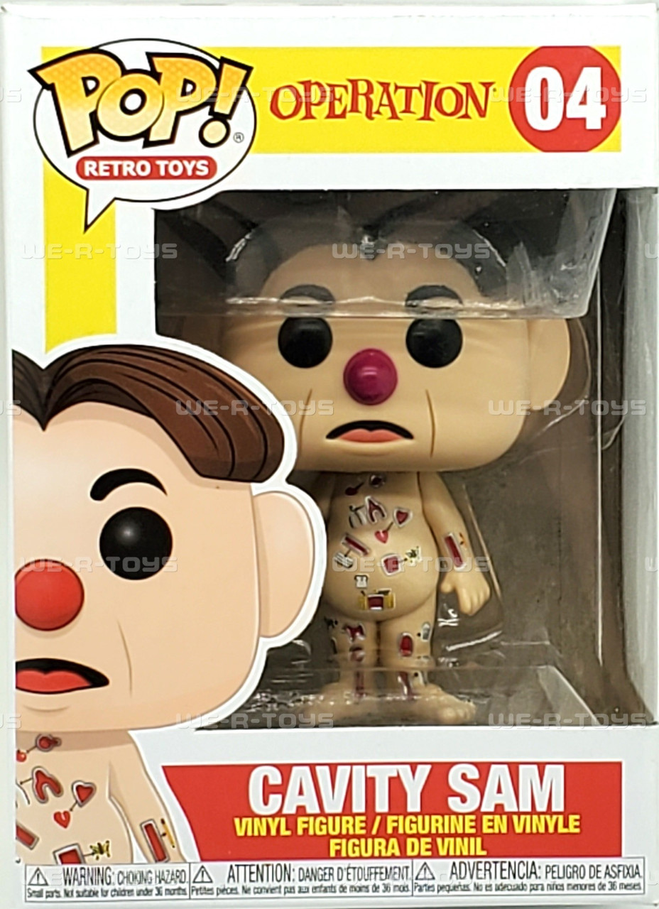 Funko POP! Keychain: Operation – Cavity Sam, Vinyl-Schlüsselanhänger, Ca. 5 Cm