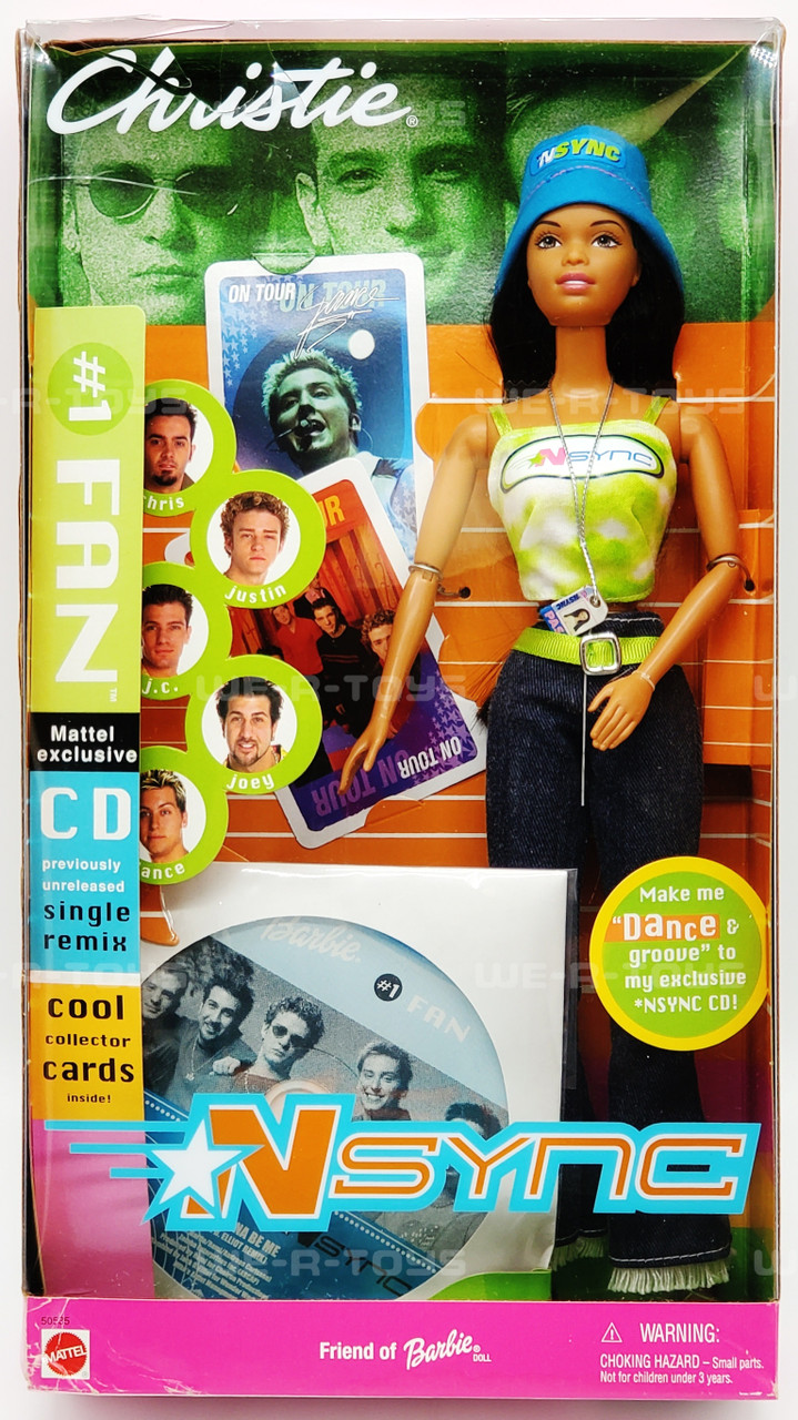 Barbie Christie NSYNC #1 Fan Doll 2000 Mattel No. 50535 NRFB - We