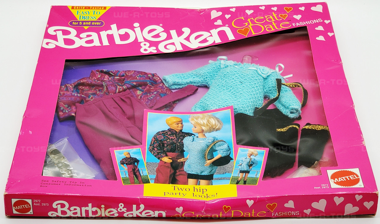 Barbie & Ken Great Date Fashion Two Hip Party Looks 1991