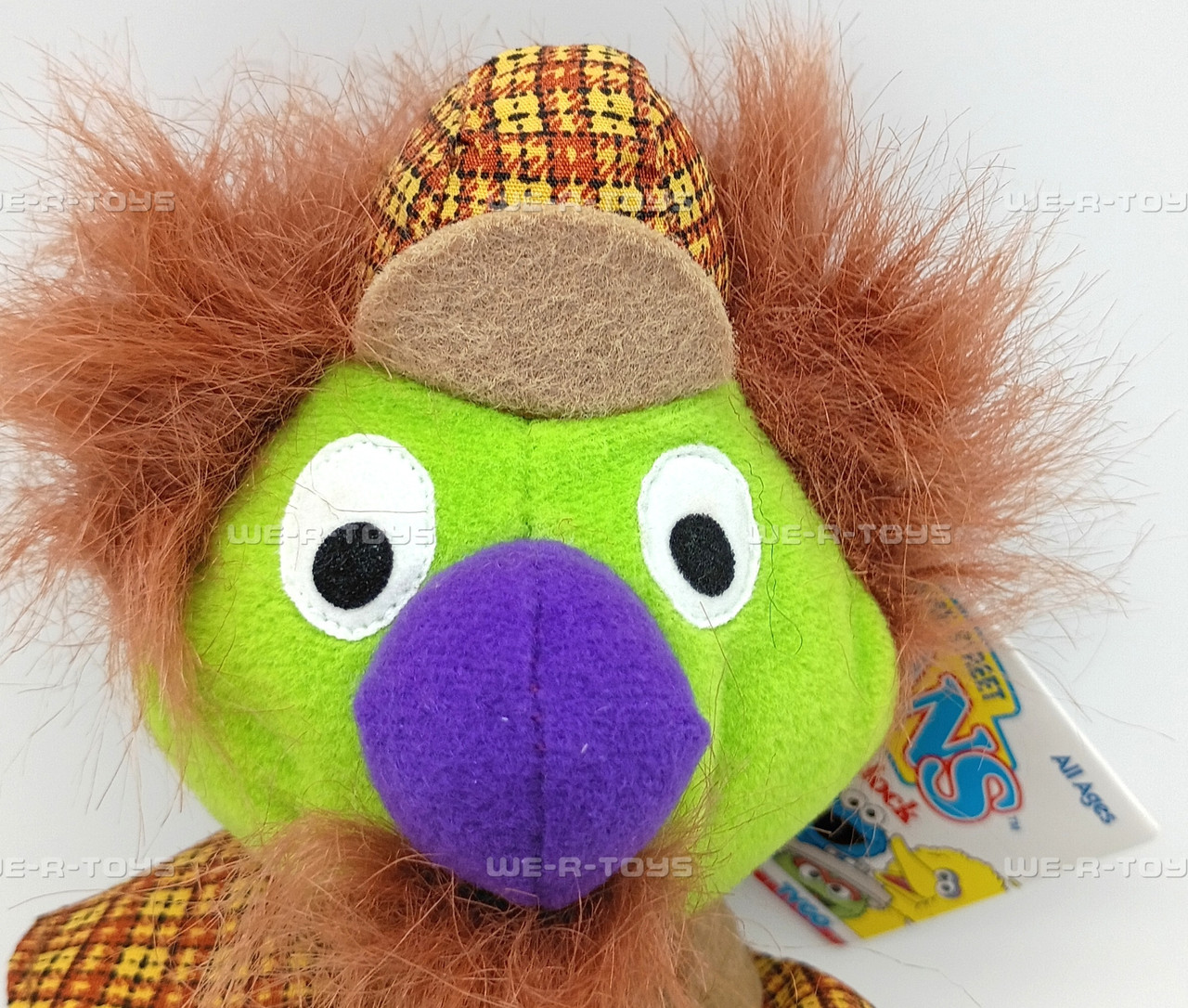 Sesame Street Beans Sherlock Hemlock Plush 30 Year Anniversary