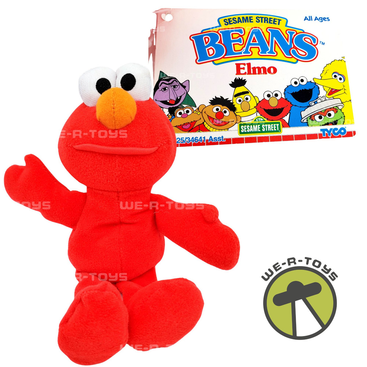 Sesame Street Tyco Toys Sesame Street Beans Plush Zoe 30 Year