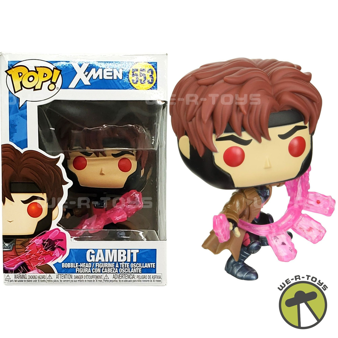Funko Pop! Marvel: X-Men Classic Gambit with Cards Vinyl Bobble-Head ...