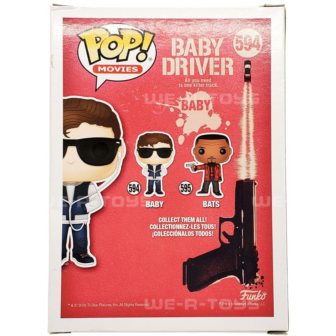 Funko Pop! Movies: Baby Driver - Baby Vinyl Figure 594 - We-R-Toys