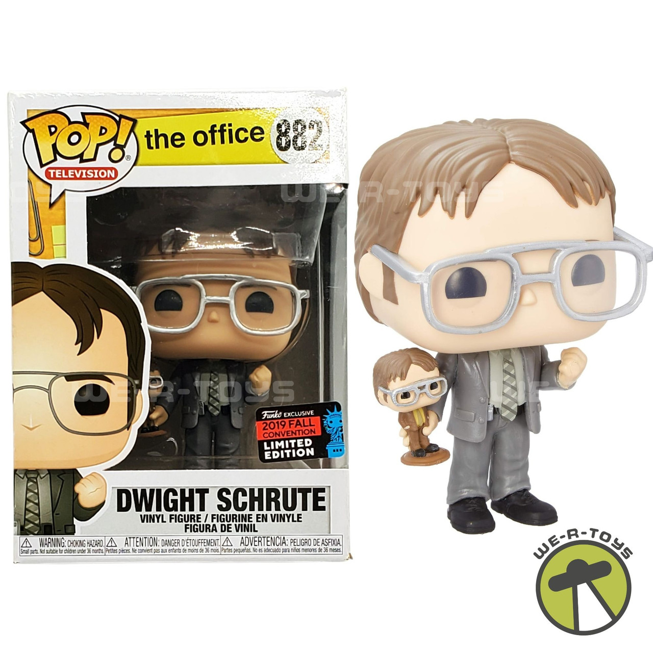 Funko Pop! TV: The Office Dwight Holding Dwight Figure 2019