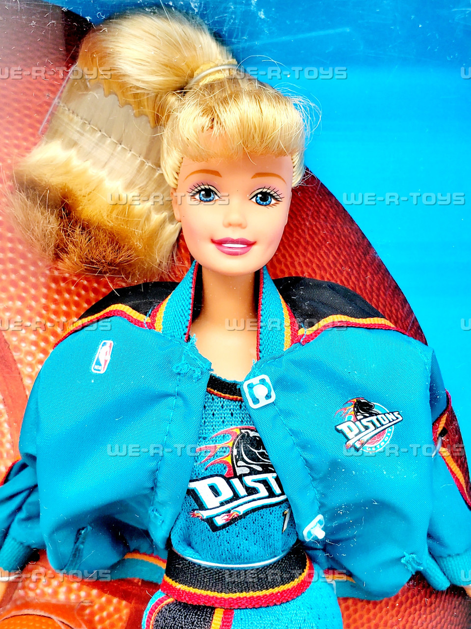 Detroit Pistons Barbie Doll NBA 1998 Mattel 20706 - We-R-Toys