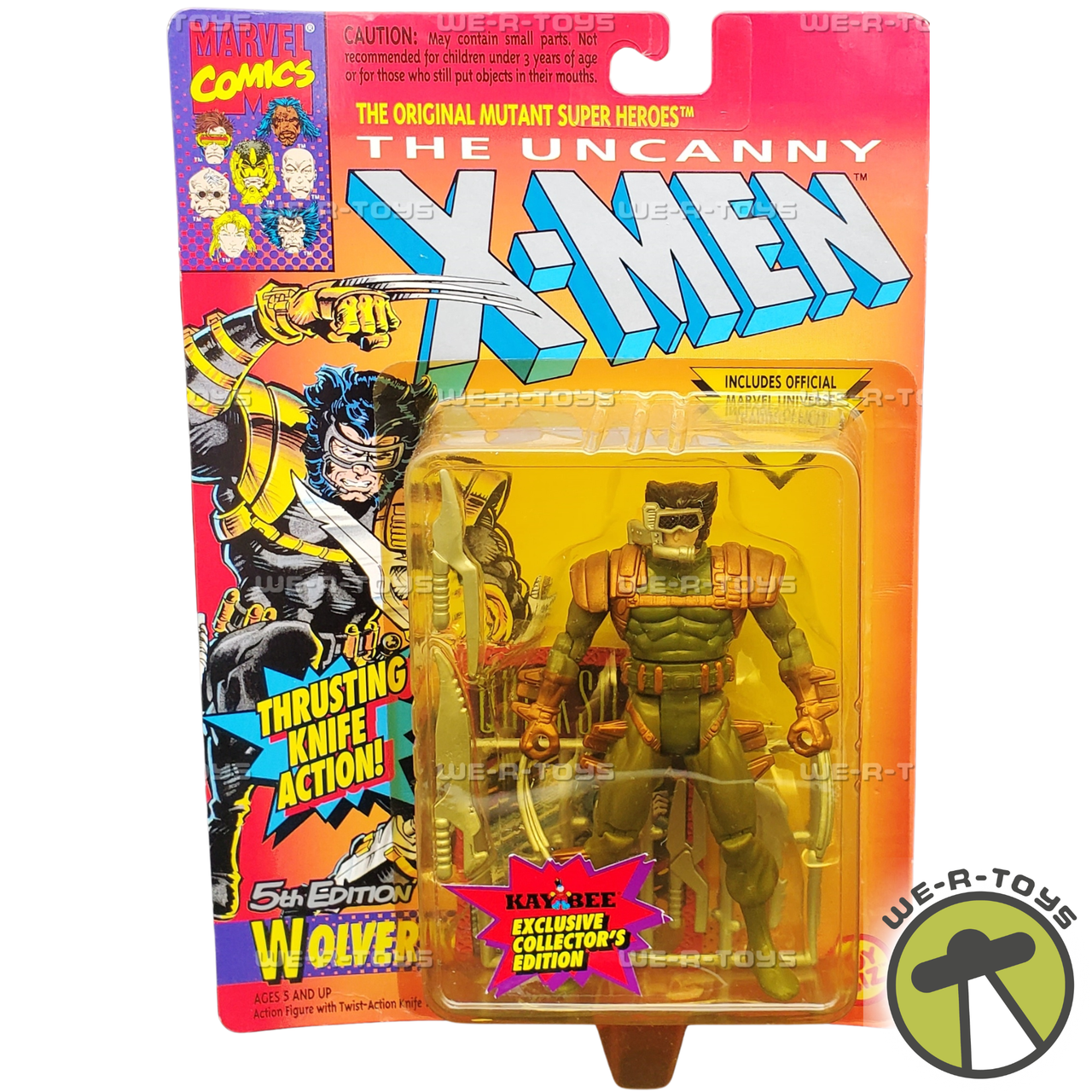 Marvel The Uncanny X-Men Wolverine 5th Edition Figure 1993 Toy Biz