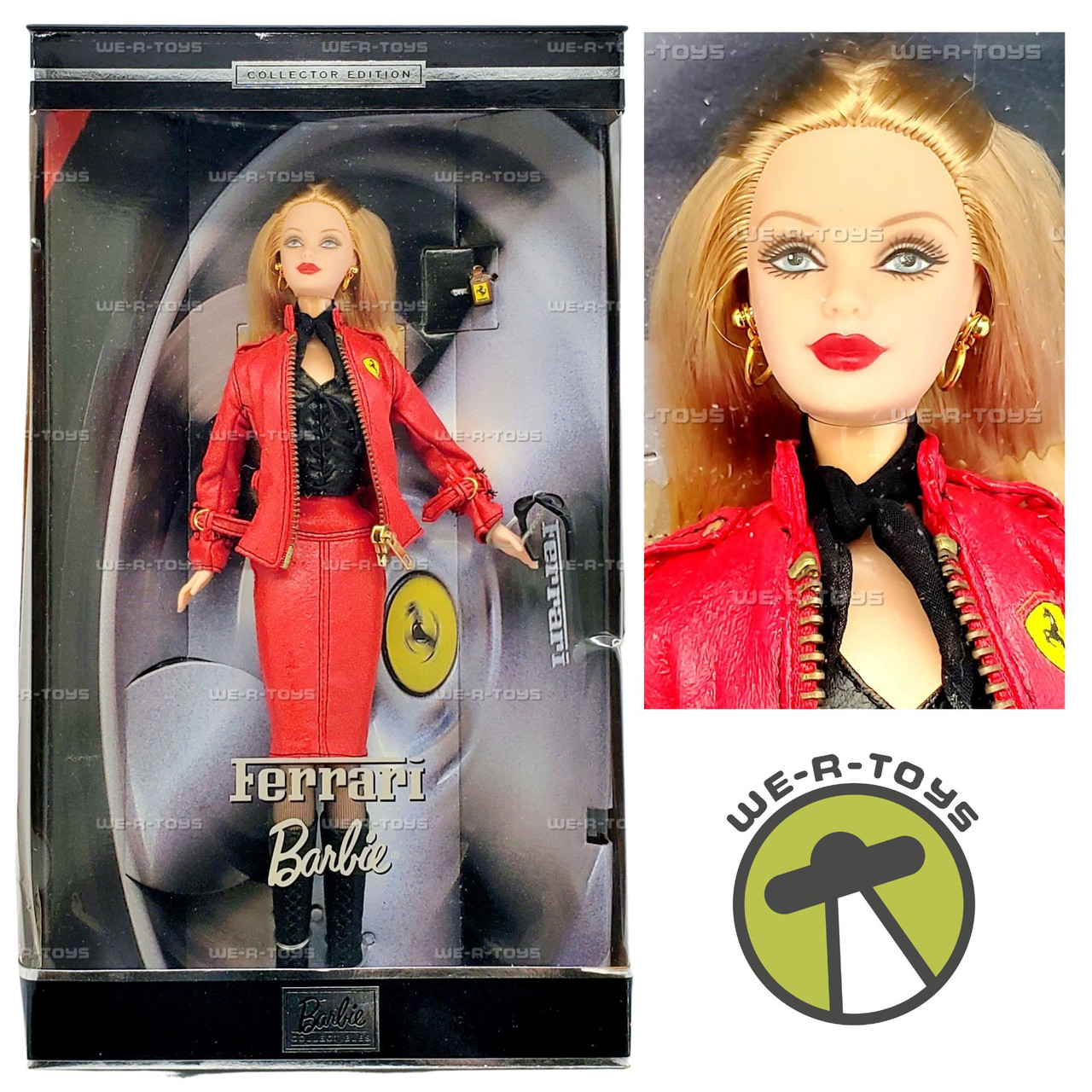 Ferrari Barbie Collector Edition Doll 2000 Mattel 28534 We-R-Toys