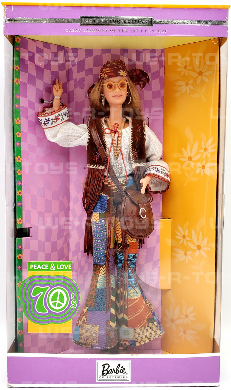Peace & Love 70's Great Fashions Barbie Doll 2000 Mattel