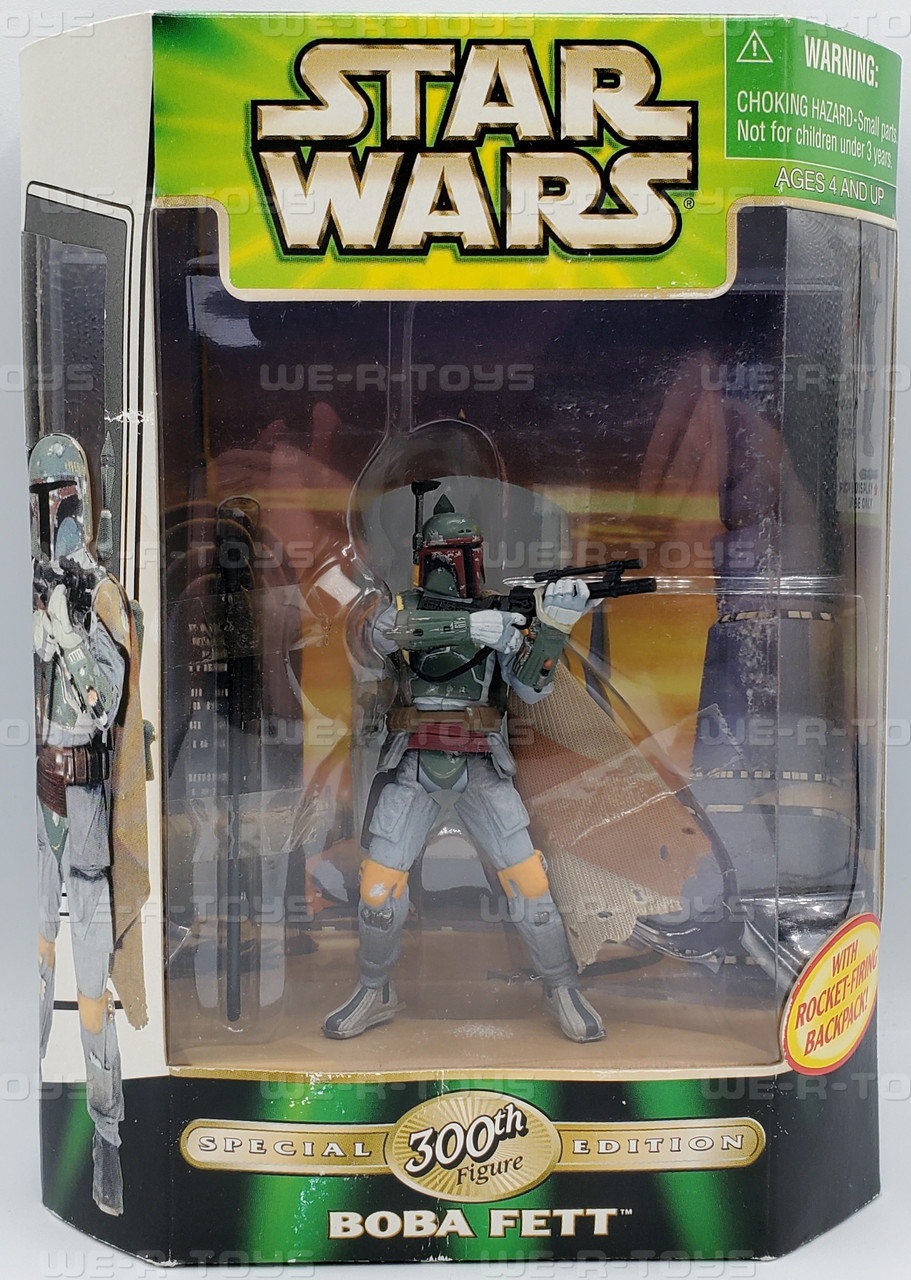 Rocket Firing Boba Fett Action Expensive Star Wars Figures Hasbro