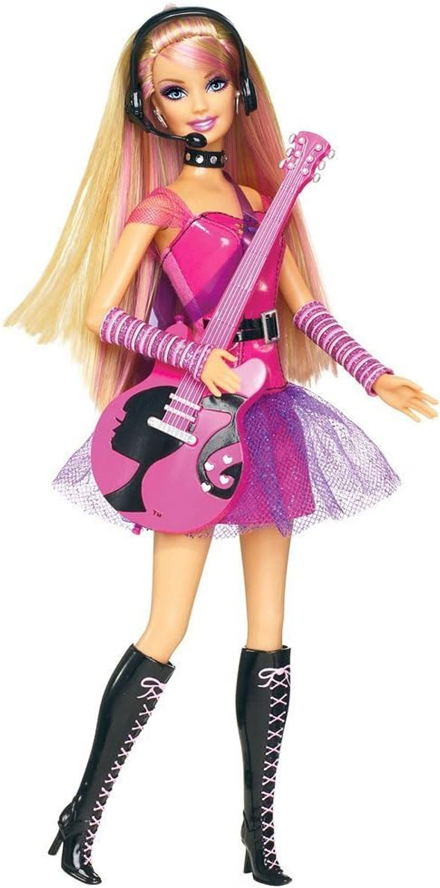 Barbie I Can Be Rock Star Doll with Guitar and Headset