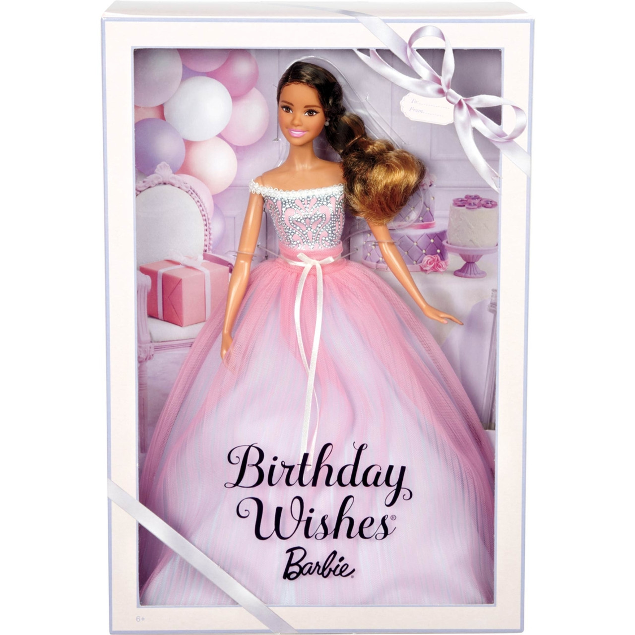 バービー2016 birthday wishes Barbie 2016 Birthday Wishes Pink Tulle Dress Hairband NRFB