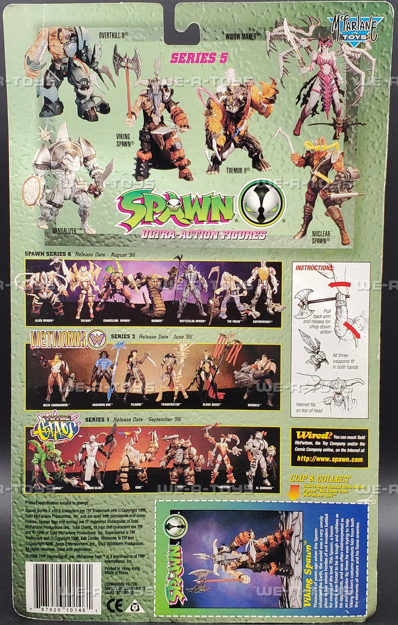 Spawn Viking Spawn Series 5 Ultra Action Figure 1995