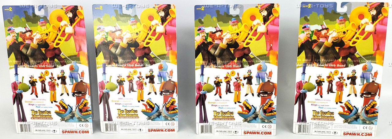 The Beatles Yellow Submarine Sgt. Peppers Lonely Hearts Set of 4