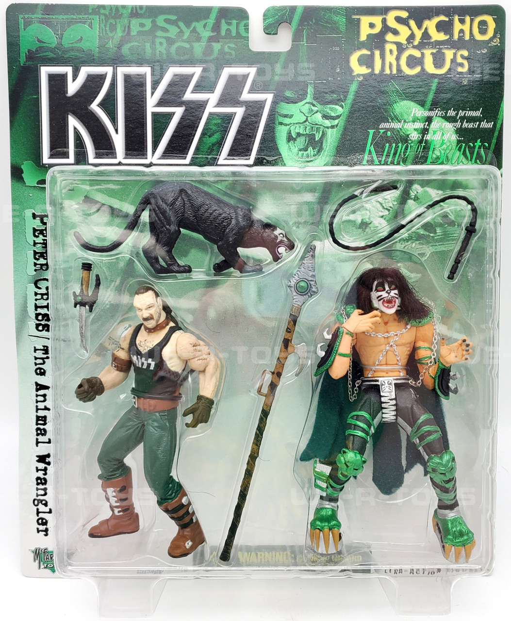 KISS Psycho Circus Set of all 4 Members Action Figures 1998 McFarlane NRFP