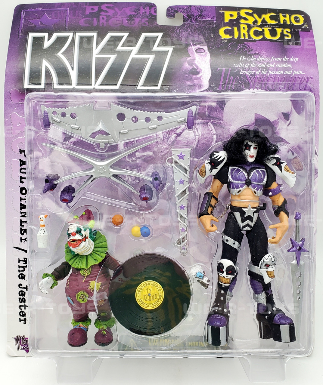 KISS Psycho Circus Set of all 4 Members Action Figures 1998 McFarlane NRFP