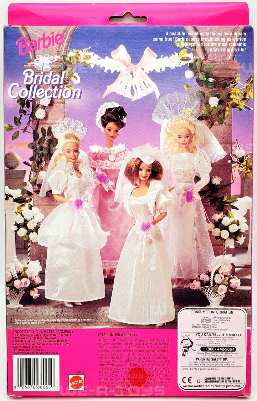 Barbie Easy to Dress Bridal Collection Wedding Gown Fashion
