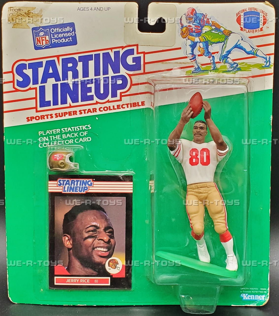 NFL Starting Lineup Jerry Rice San Francisco 49ers Figure 1989
