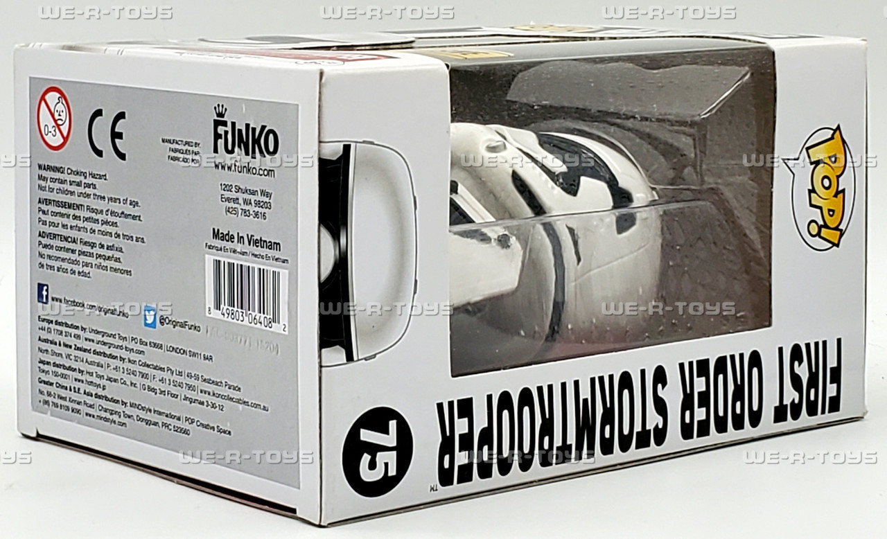 その他 Funko Star Wars Riot Gear First Order Stormtrooper Pop vinyl Figure Exclusive Amazon.com: Funko Pop Star Wars: First Order Stormtrooper