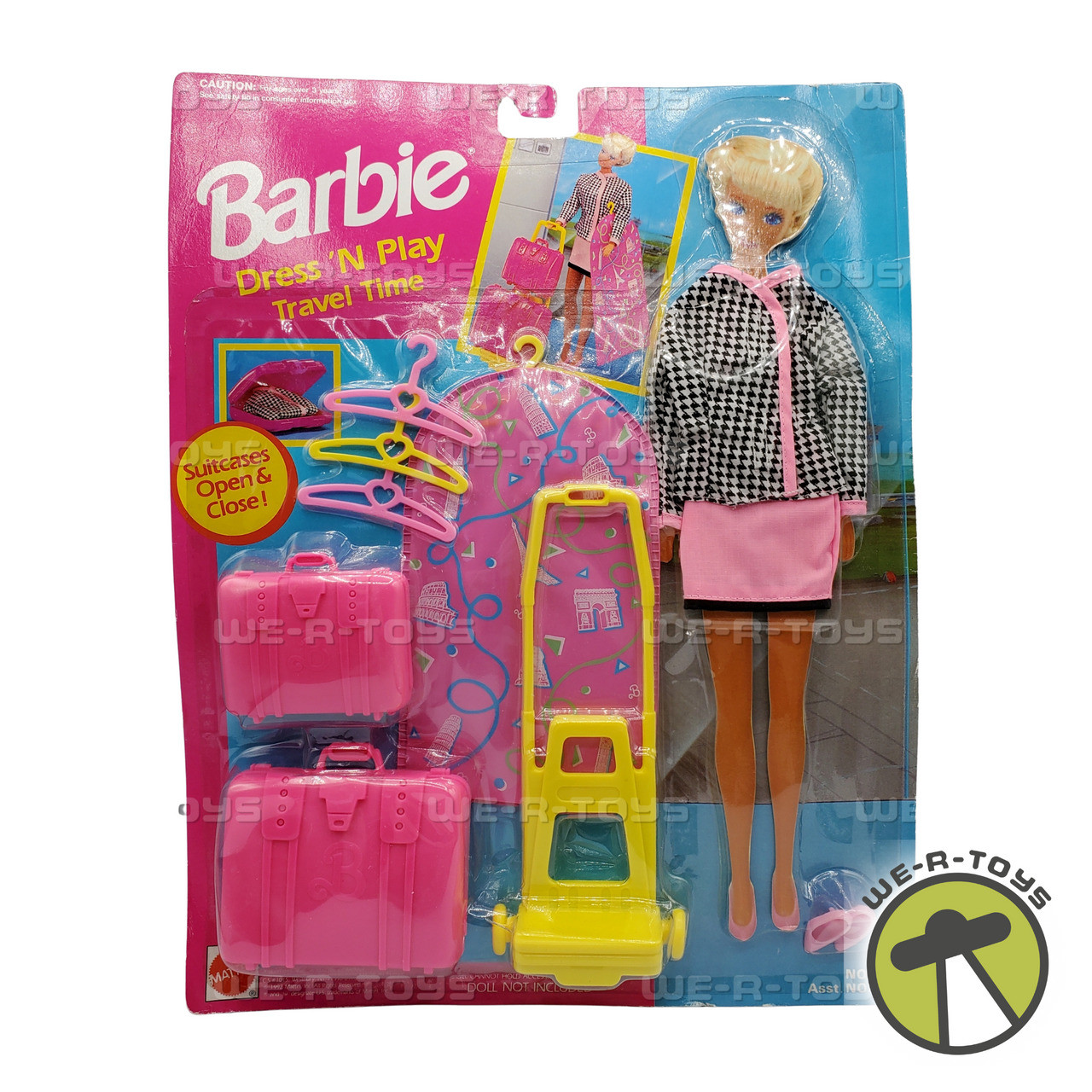 Barbie Dress 'N Play Travel Time Fashion Accessories 1992 Mattel