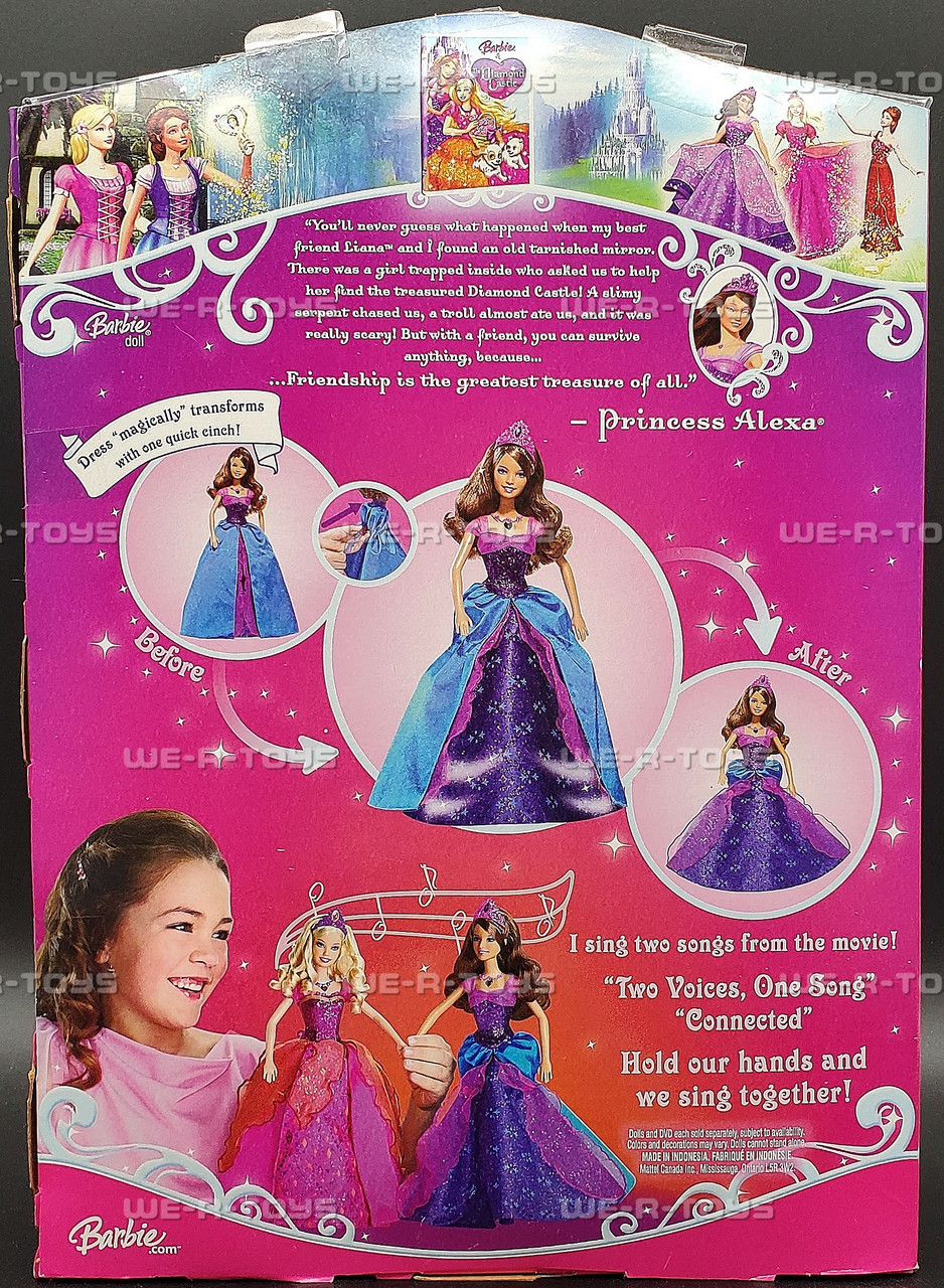 Barbie Princess Barbie Diamond Castle Movie Princess Alexa Barbie