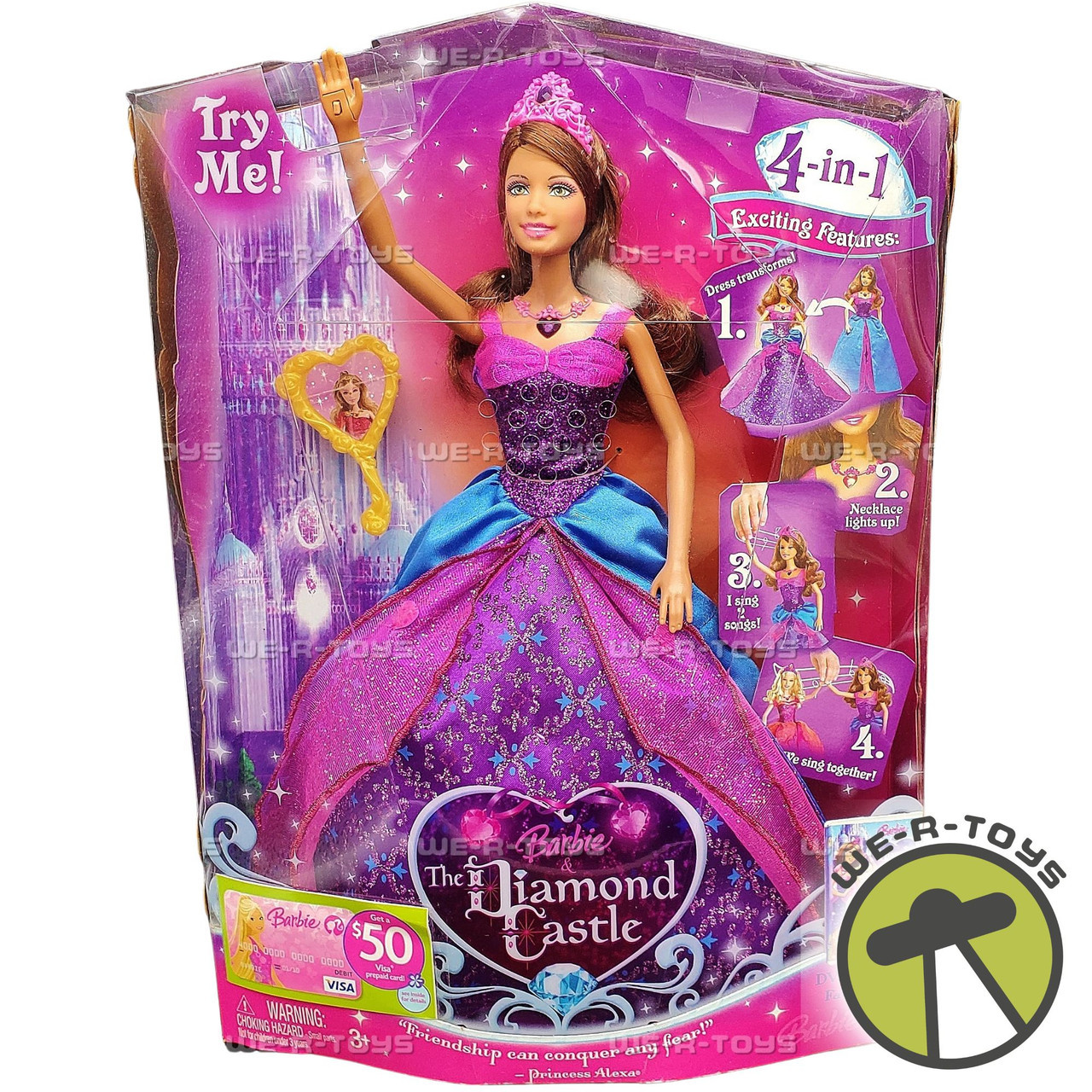 Barbie Alexa The Diamond Castle Singing Princess Doll 2008 Mattel