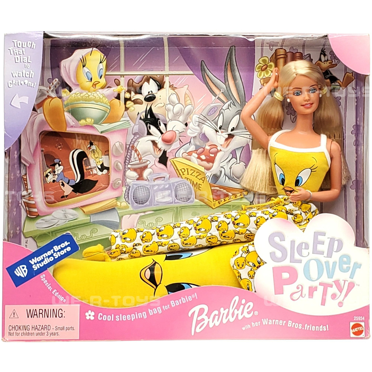 Barbie Tweety Sleep Over Party Warner Bros. Studio Store Doll