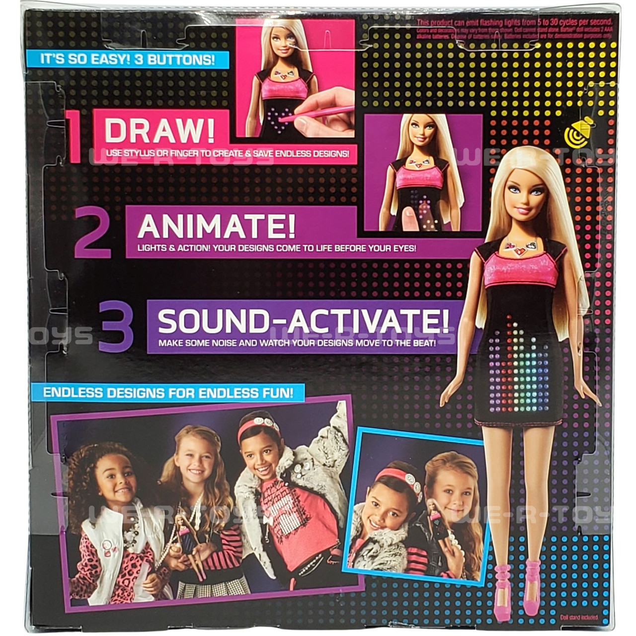 Barbie Digital Dress Doll 2013 Mattel #Y8178 - We-R-Toys