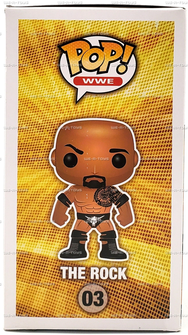 Funko Pop! WWE: Dwayne The Rock Johnson - With Fanny Pack - Collectable Vinyl Figure - Gift Idea - Official Merchandise - Toys For Kids & Adults - Sports Fans