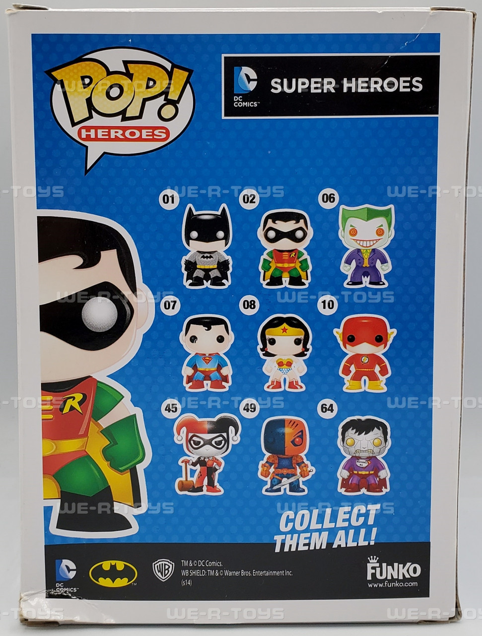 Funko Pop Heroes DC Super Heroes Robin Vinyl Figure 02 We R Toys